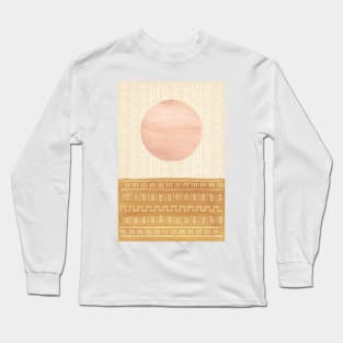 Abstract boho sunset Long Sleeve T-Shirt